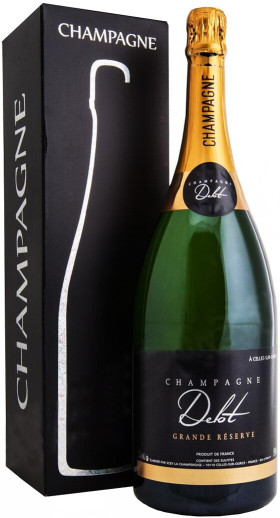 Шампанское Champagne Delot Brut Grande Reserve gift box 15 л