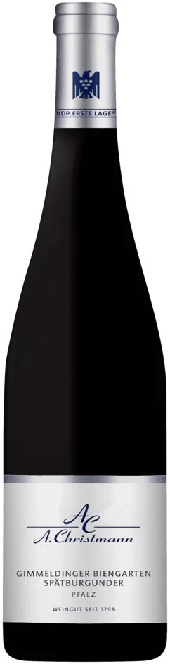 Вино A. Christmann, Gimmeldinger Biengarten Spatburgunder, 2017