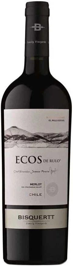 Вино Bisquertt, Ecos de Rulo Merlot, Colchagua Valley DO, 2016
