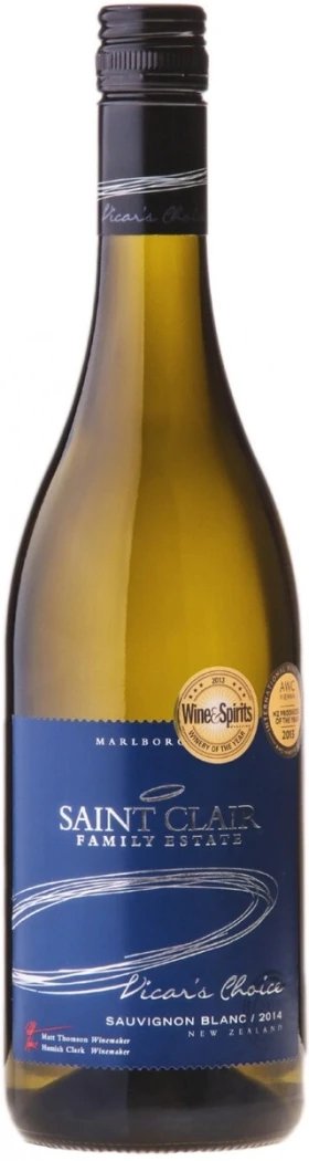 Вино Saint Clair, Vicar's Choice Sauvignon Blanc, 2014