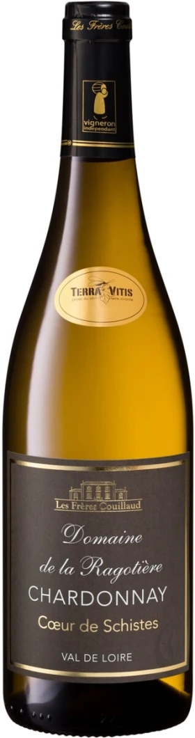 Вино Domaine de la Ragotiere, Coeur de Schistes Chardonnay, Val de Loire IGP, 2023