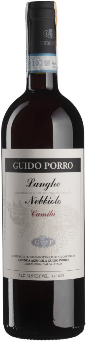 Вино Guido Porro Nebbiolo Camilu Langhe DOC