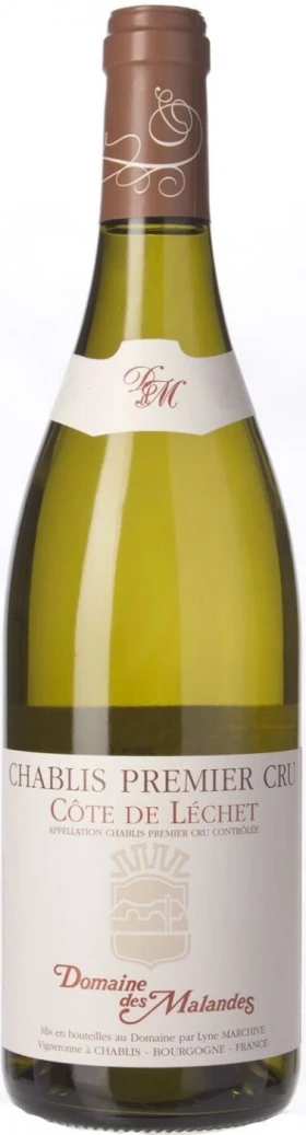 Вино Domaine des Malandes, Chablis Premier Cru Cote de Lechet AOC, 2013