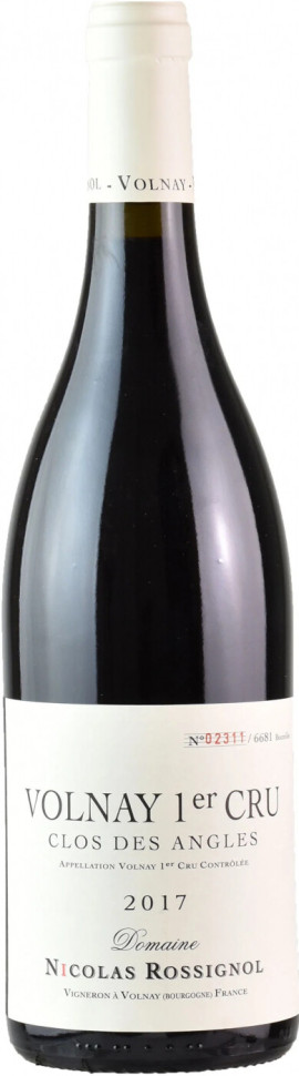 Вино Domaine Nicolas Rossignol Volnay 1er Cru Clos des Angles AOC 2017