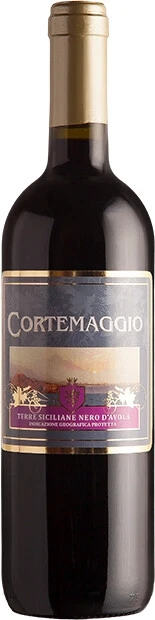 Вино "Cortemaggio" Nero d'Avola, Terre Siciliane IGT, 2018