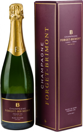 Шампанское Forget Brimont Blanc de Noirs Premier Cru Extra Brut Champagne AOC gift box