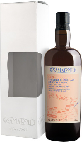 Виски Samaroli Macduff Sherry 1997 gift box 700 мл