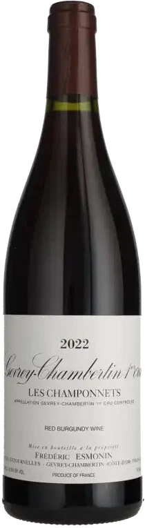 Вино Frederic Esmonin, Gevrey-Chambertin Premier Cru Les Champonnets AOC, 2022