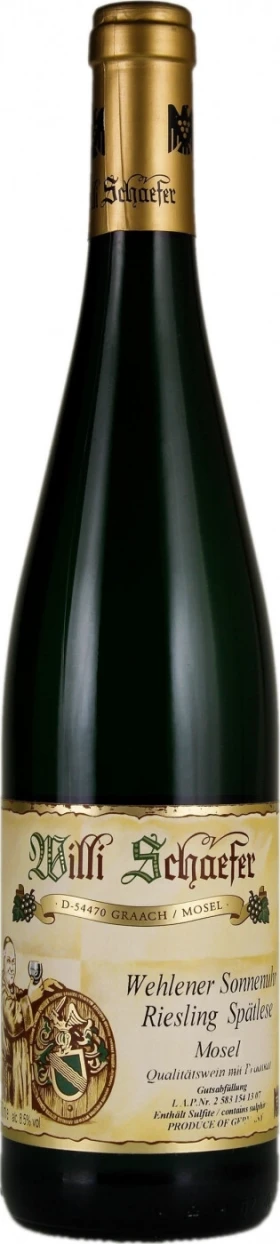 Вино Willi Schaefer, Wehlener Sonnenuhr Riesling Spatlese, 2018