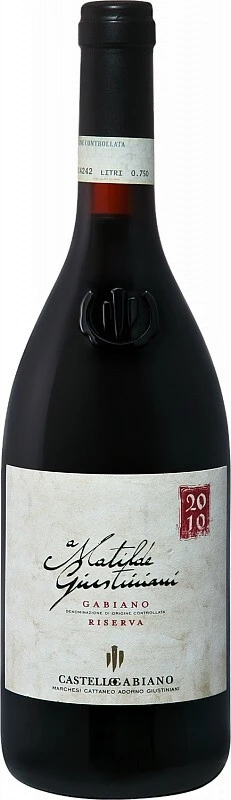 Вино Castello di Gabiano, A Matilde Giustiniani Gabiano Riserva DOC, 2010