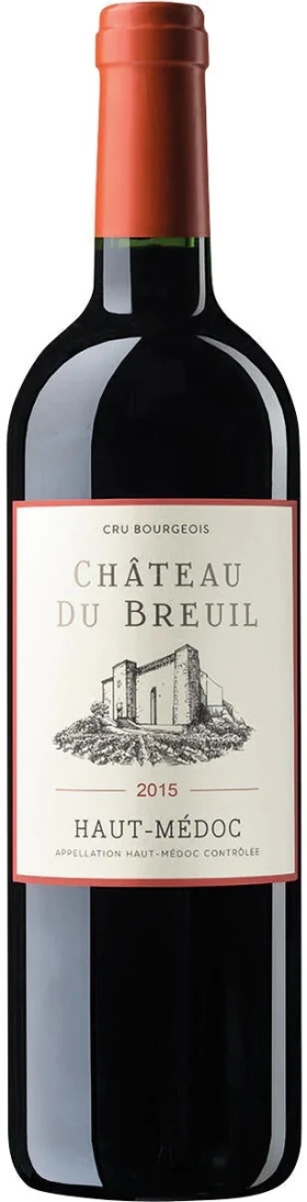 Вино Chateau du Breuil, Haut-Medoc AOC, 2015, 0.75 л
