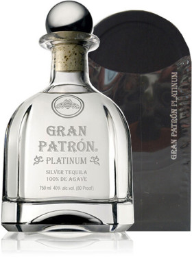 Текила Grand Patron Platinum gift box 0.75 л