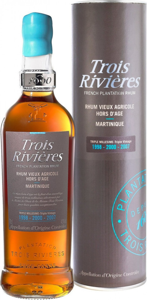 Ром Trois Rivieres Hors d Age Triple Millesime (1998 2000 2007) Martinique AOC in tube 0.7 л