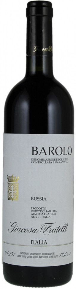 Вино Giacosa Fratelli Barolo Bussia DOCG 2015