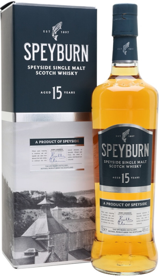 Виски Speyburn 15 Years gift box 700 мл