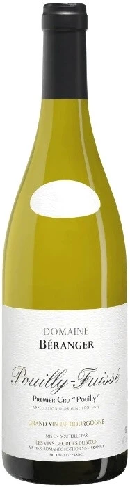 Вино Domaine Beranger, Pouilly-Fuisse 1-er Cru Pouilly AOC, 2020