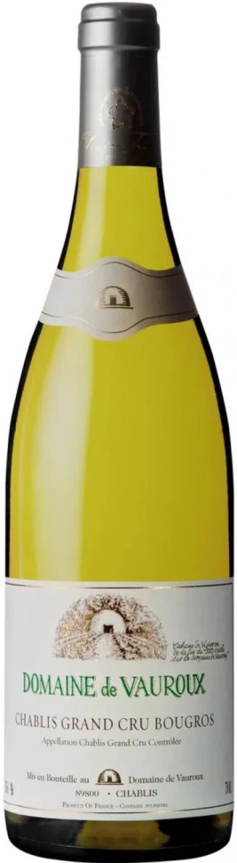Вино Domaine de Vauroux, Chablis Grand Cru Bougros AOC
