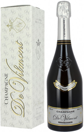 Шампанское De Vilmont Brut Cuvee Prestige Champagne AOC gift box