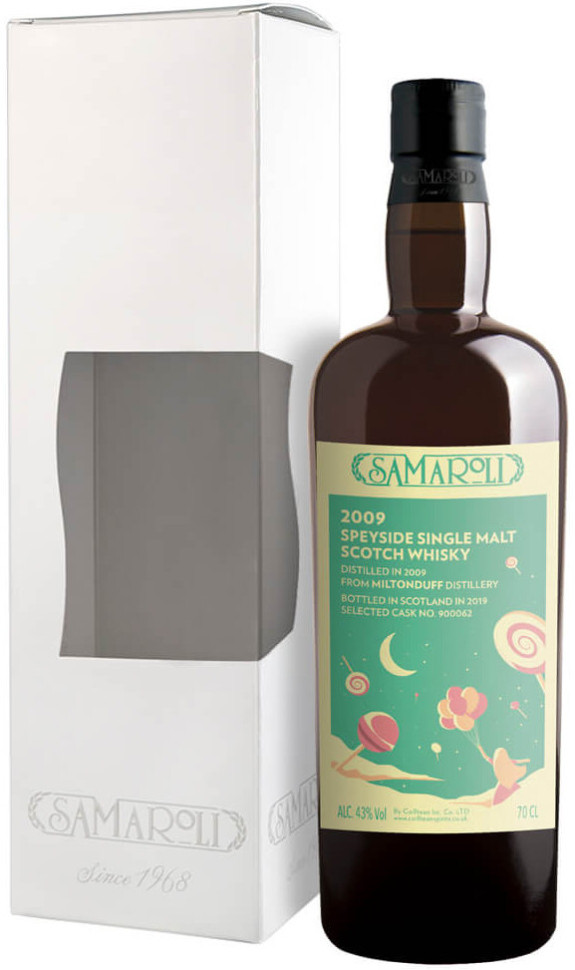 Виски Samaroli Miltonduff 2009 gift box 700 мл
