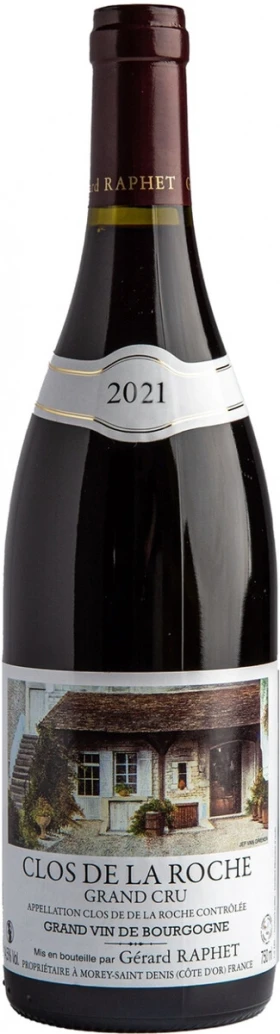 Вино Gerard Raphet, Clos de la Roche Grand Cru AOC, 2021