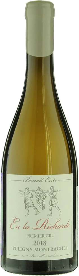 Вино Domaine Benoit Ente, Puligny-Montrachet Premier Cru En La Richarde AOC, 2018