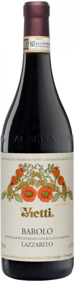 Вино Vietti Barolo Lazzarito DOCG 2018