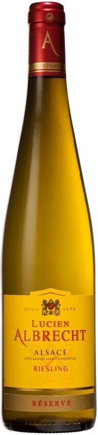 Вино Lucien Albrecht, Riesling Reserve, Alsace AOC, 2023