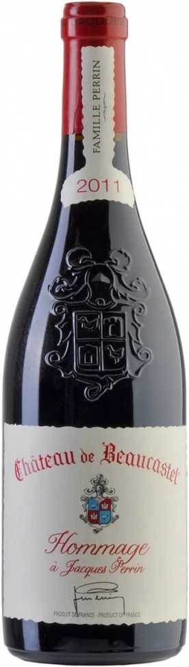 Вино Chateau de Beaucastel "Hommage a Jaques Perrin", Chateauneuf-du-Pape AOC, 2011