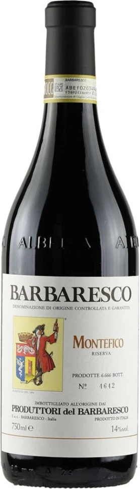 Вино Produttori del Barbaresco, Barbaresco Riserva Montefico DOCG, 2016