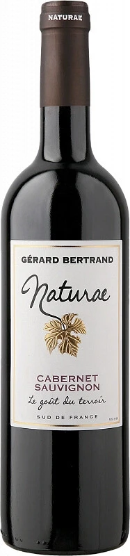 Вино Gerard Bertrand, Naturae Cabernet Sauvignon, IGP Pay's d'Oc, 2018