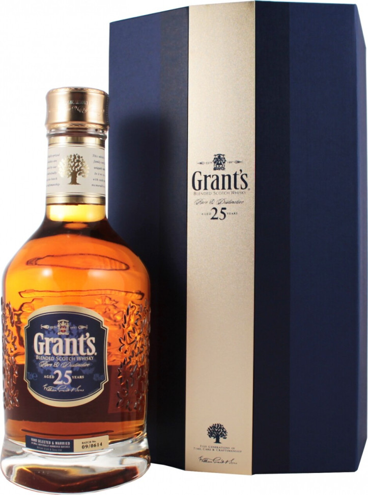 Виски Grant s 25 Years Old gift box 700 мл