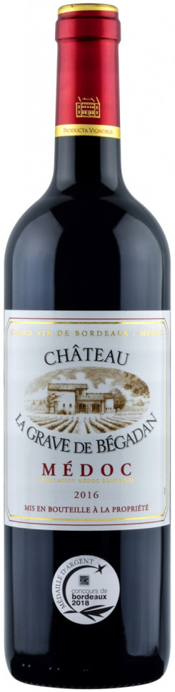 Вино Chateau La Grave de Begadan Medoc AOC