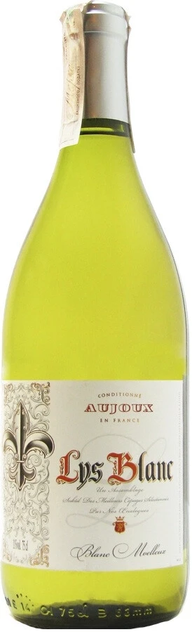 Вино Aujoux, "Lys Blanc" Moelleux
