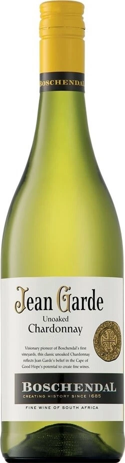 Вино Boschendal, Jean Garde Unoaked Chardonnay, 2018