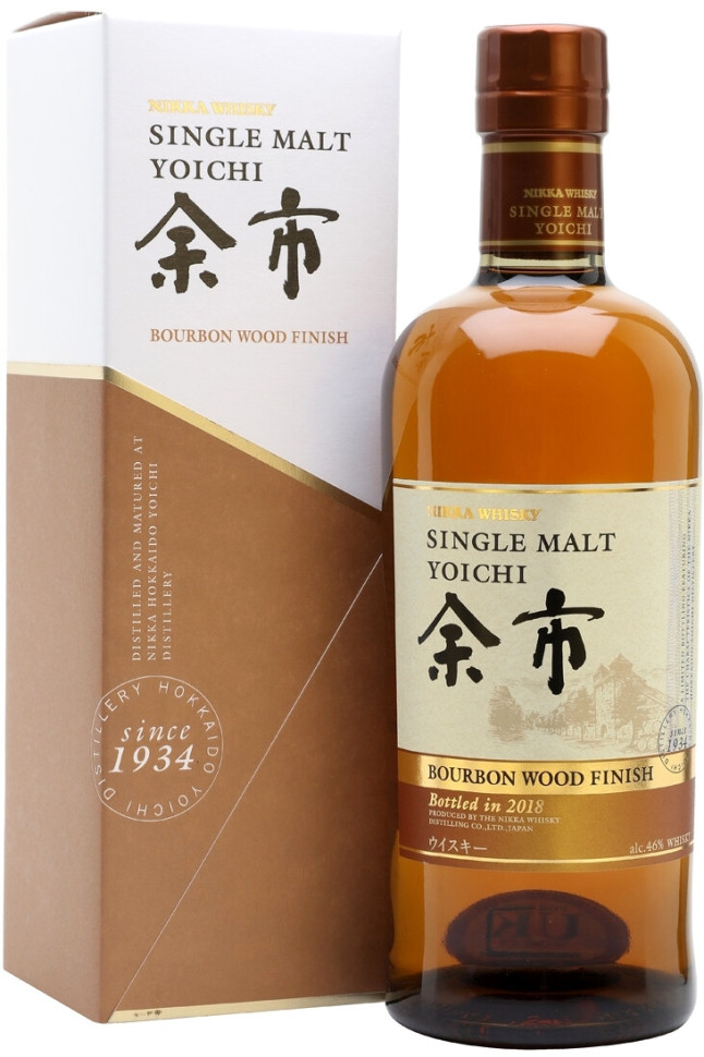 Виски Nikka Yoichi Bourbon Wood Finish gift box 700 мл