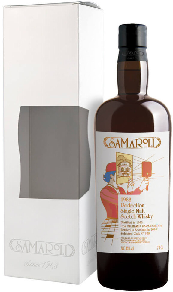 Виски Samaroli Perfection 1988 gift box 700 мл