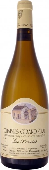 Вино Domaine Jean et Sebastien Dauvissat, Chablis Grand Cru Les Preuses, 2007