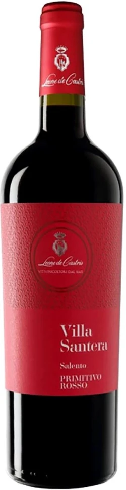 Вино Leone de Castris, Villa Santera Primitivo, Salento IGT, 2017