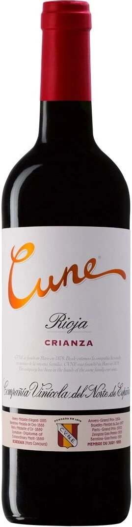 Вино Cune Crianza, Rioja DOC, 2018