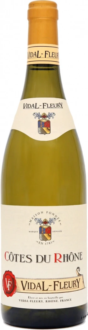 Вино Vidal-Fleury, Cotes du Rhone Blanc, 2021
