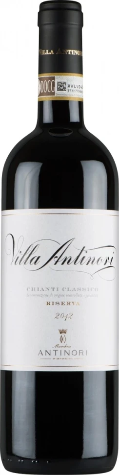 Вино Villa Antinori, Chianti Classico DOCG Riserva, 2012, 375 мл