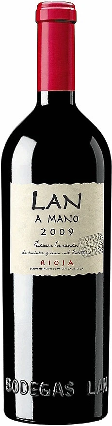 Вино LAN, A Mano Edicion Limitada, Rioja DOC, 2009