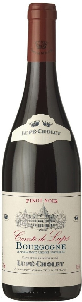 Вино Lupe Cholet Bourgogne Pinot Noir Comte de Lupe AOC 2020