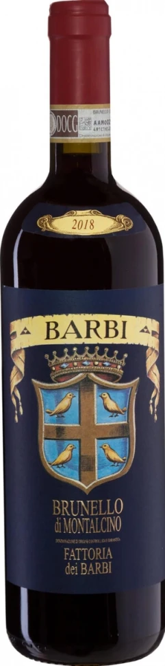 Вино Fattoria dei Barbi, Brunello di Montalcino DOC, 2018