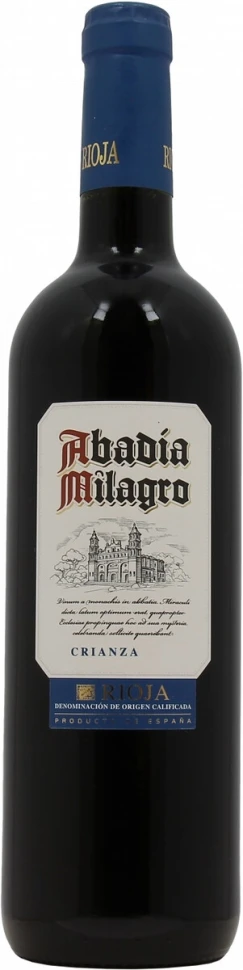 Вино Bodegas Isidro Milagro, Abadia Milagro Crianza, Rioja DOC