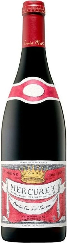 Вино Louis Max, Mercurey 1er Cru Les Vasees AOC, 2015