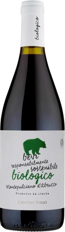 Вино Cantina Tollo, Biologico Montepulciano d'Abruzzo DOP, Label Animals