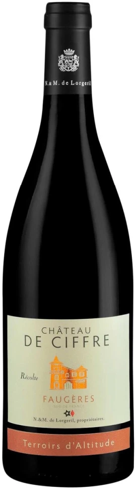 Вино Chateau de Ciffre Terroirs d'Altitude, Faugeres AOC, 2015