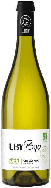 Вино Uby Byo №21 Blanc Sec Cotes de Gascogne IGP 2021