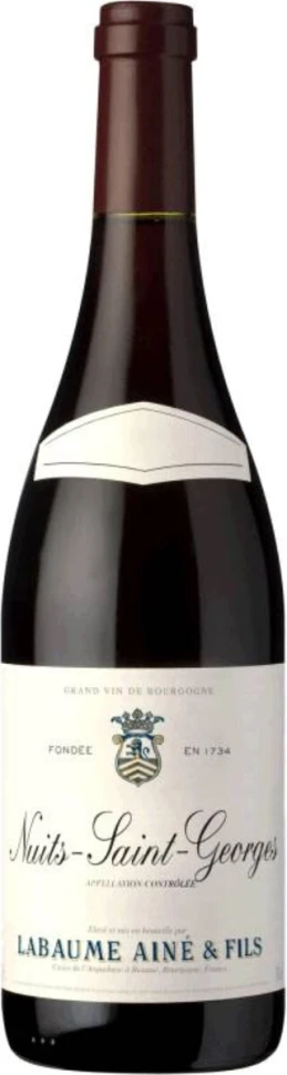 Вино Labaume Aine & Fils, Bourgogne Nuits-Saint-Georges AOC, 2012